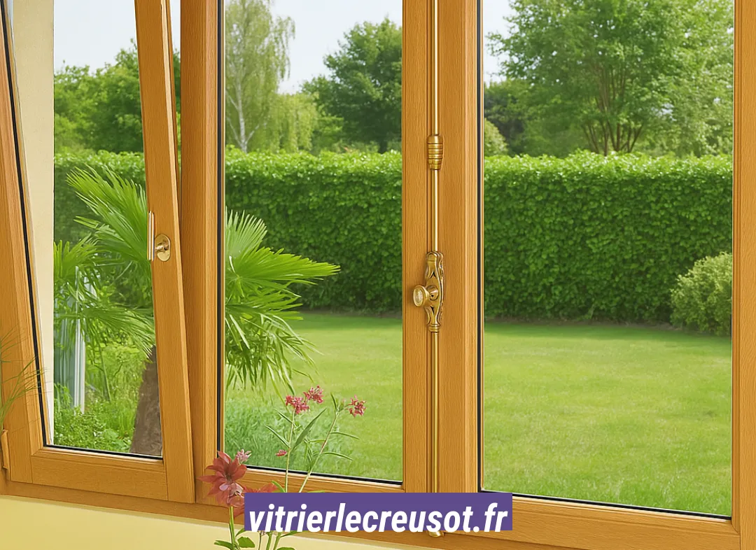 Installation de fenêtre en bois sur mesure Le Creusot
