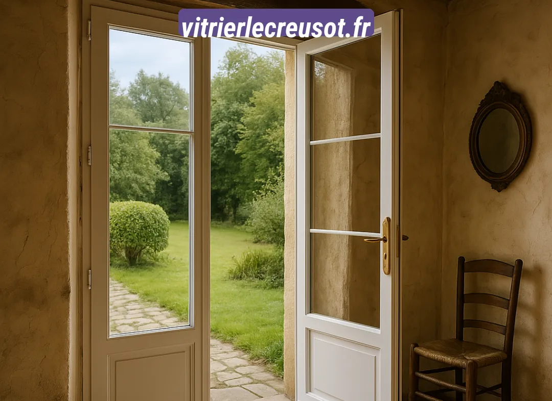 Installation de fenêtre en PVC Le Creusot