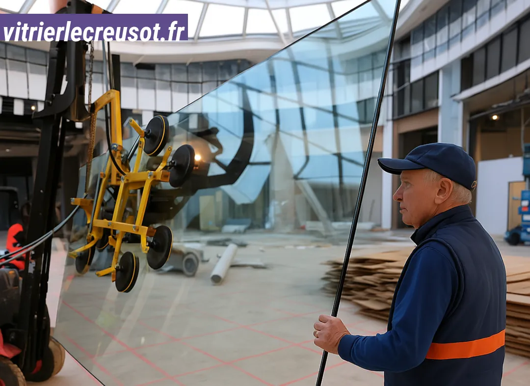 Remplacement de vitrine magasin Le Creusot